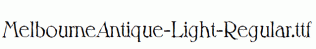 MelbourneAntique-Light-Regular.ttf