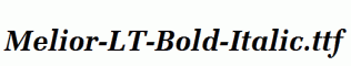 Melior-LT-Bold-Italic.ttf