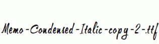 Memo-Condensed-Italic-copy-2-.ttf