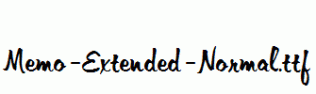 Memo-Extended-Normal.ttf