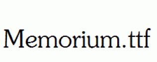 Memorium.ttf