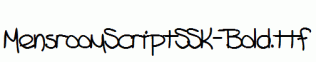 MensroomScriptSSK-Bold.ttf