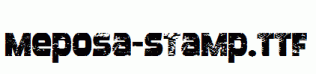 Meposa-Stamp.ttf