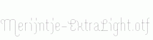 Merijntje-ExtraLight.otf