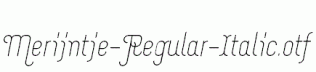Merijntje-Regular-Italic.otf
