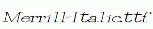 Merrill-Italic.ttf