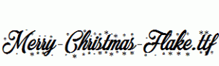 Merry-Christmas-Flake.ttf