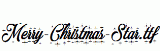 Merry-Christmas-Star.ttf