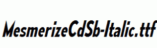 MesmerizeCdSb-Italic.ttf