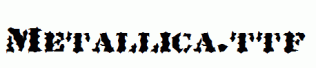 Metallica.ttf