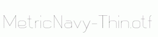 MetricNavy-Thin.otf