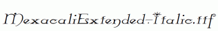 MexacaliExtended-Italic.ttf