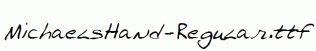 MichaelsHand-Regular.ttf