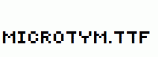 MicroTym.ttf