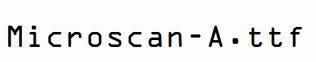 Microscan-A.ttf