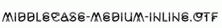 Middlecase-Medium-Inline.otf