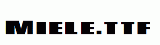Miele.ttf