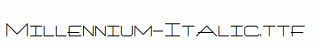 Millennium-Italic.ttf