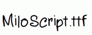MiloScript.ttf