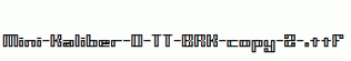 Mini-Kaliber-O-TT-BRK-copy-2-.ttf