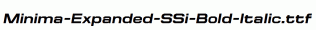 Minima-Expanded-SSi-Bold-Italic.ttf