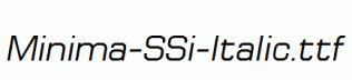 Minima-SSi-Italic.ttf