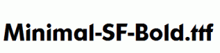 Minimal-SF-Bold.ttf