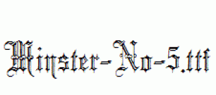Minster-No-5.ttf