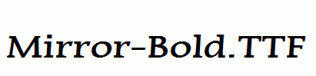 Mirror-Bold.ttf