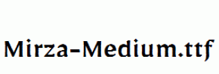 Mirza-Medium.ttf