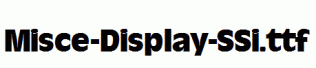 Misce-Display-SSi.ttf