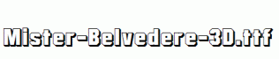 Mister-Belvedere-3D.ttf