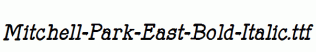 Mitchell-Park-East-Bold-Italic.ttf