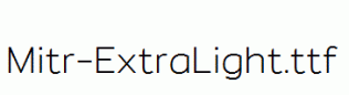 Mitr-ExtraLight.ttf