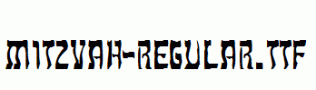 Mitzvah-Regular.ttf
