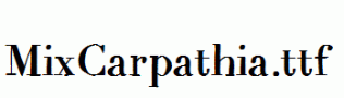 MixCarpathia.ttf