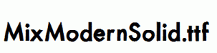 MixModernSolid.ttf