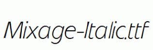 Mixage-Italic.ttf