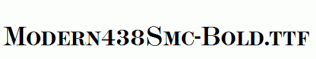 Modern438Smc-Bold.ttf
