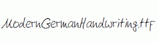 ModernGermanHandwriting.ttf