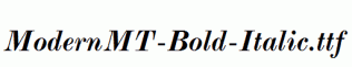 ModernMT-Bold-Italic.ttf