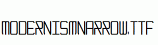 ModernismNarrow.ttf