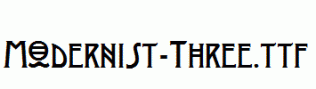 Modernist-Three.ttf