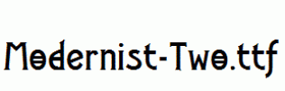 Modernist-Two.ttf