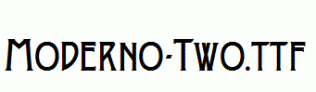 Moderno-Two.ttf