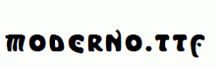 Moderno.ttf
