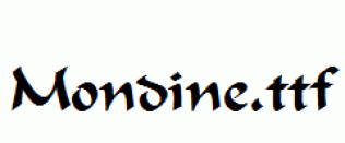 Mondine.ttf