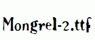 Mongrel-2.ttf