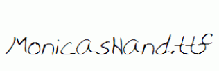 MonicasHand.ttf
