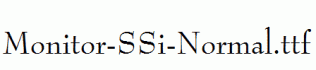 Monitor-SSi-Normal.ttf